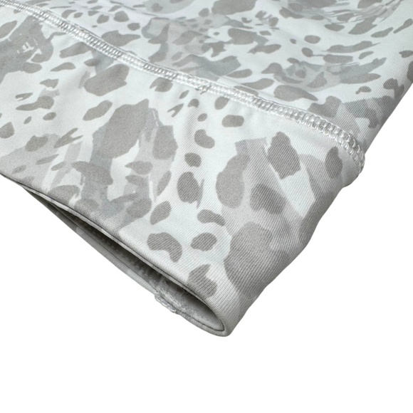 Lululemon | Free to Be High-Neck Longline Bra | 8 | Cheetah Camo Antique White - Picture 4 of 16